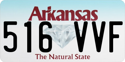 AR license plate 516VVF