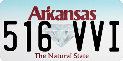 AR license plate 516VVI