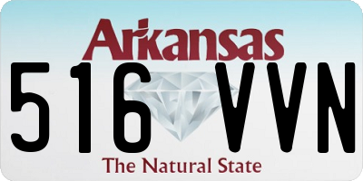 AR license plate 516VVN