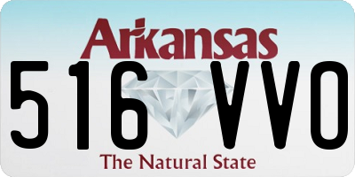 AR license plate 516VVO
