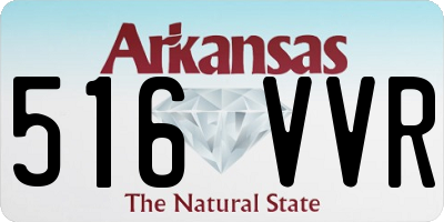 AR license plate 516VVR