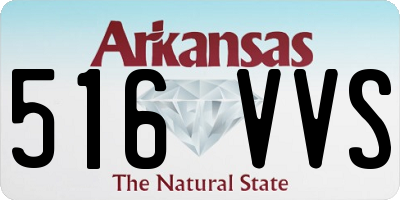 AR license plate 516VVS
