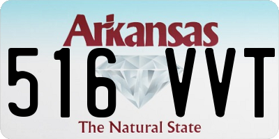 AR license plate 516VVT