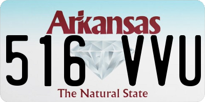 AR license plate 516VVU