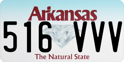 AR license plate 516VVV
