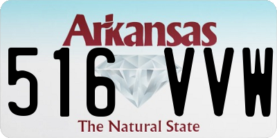 AR license plate 516VVW