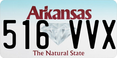 AR license plate 516VVX