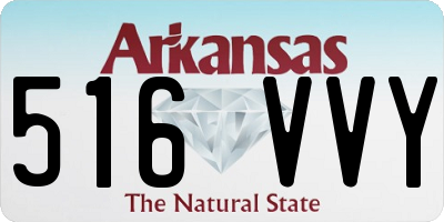 AR license plate 516VVY