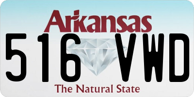AR license plate 516VWD
