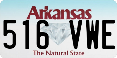 AR license plate 516VWE