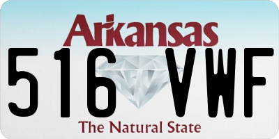 AR license plate 516VWF