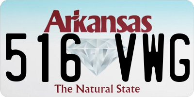 AR license plate 516VWG