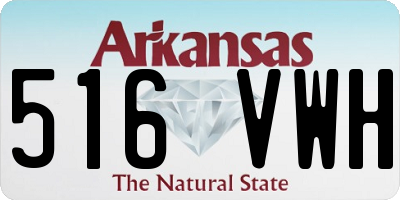 AR license plate 516VWH
