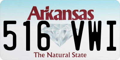 AR license plate 516VWI