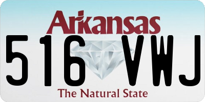 AR license plate 516VWJ