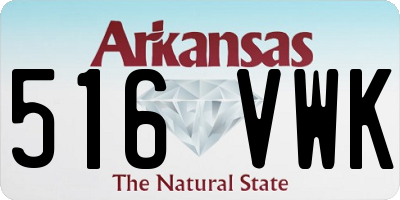 AR license plate 516VWK