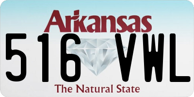 AR license plate 516VWL