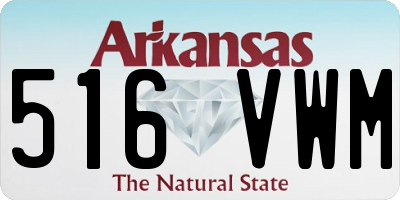 AR license plate 516VWM