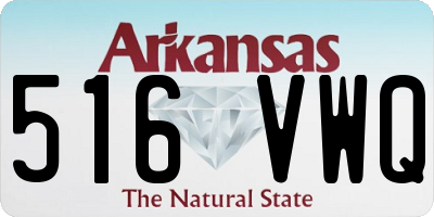 AR license plate 516VWQ