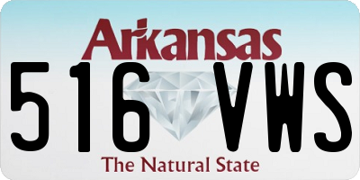 AR license plate 516VWS