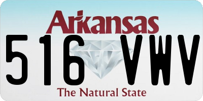 AR license plate 516VWV