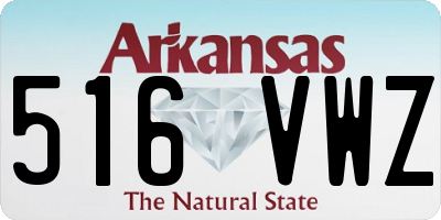 AR license plate 516VWZ