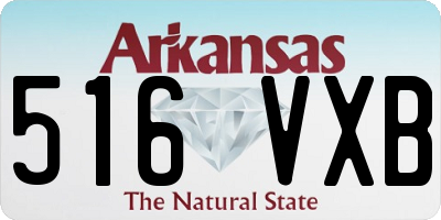 AR license plate 516VXB