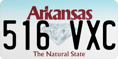 AR license plate 516VXC