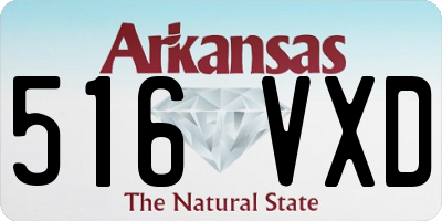 AR license plate 516VXD