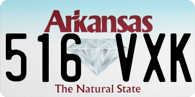 AR license plate 516VXK