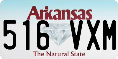 AR license plate 516VXM