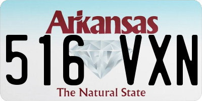 AR license plate 516VXN