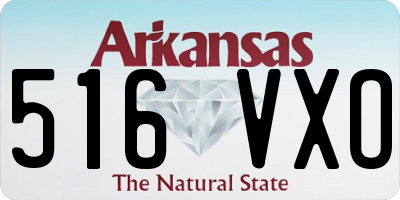 AR license plate 516VXO