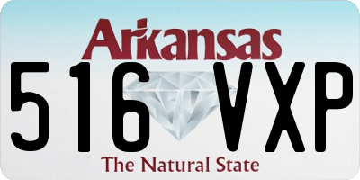 AR license plate 516VXP