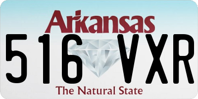 AR license plate 516VXR