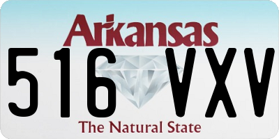 AR license plate 516VXV