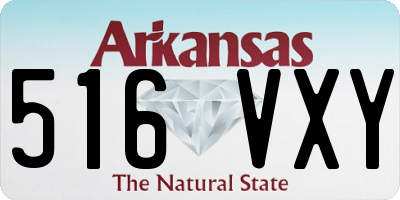 AR license plate 516VXY