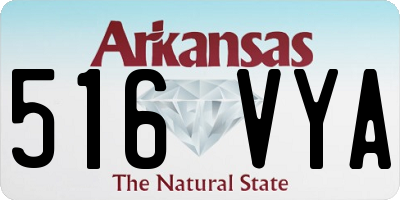 AR license plate 516VYA
