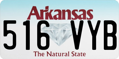 AR license plate 516VYB
