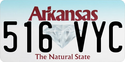 AR license plate 516VYC