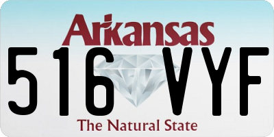 AR license plate 516VYF