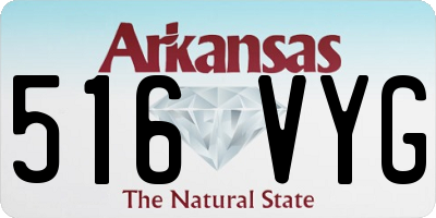 AR license plate 516VYG