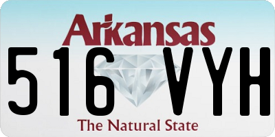 AR license plate 516VYH