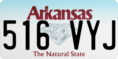 AR license plate 516VYJ