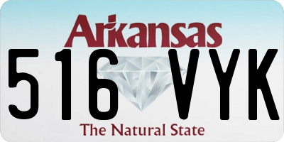 AR license plate 516VYK