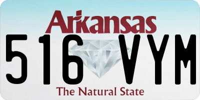 AR license plate 516VYM
