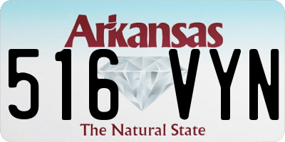 AR license plate 516VYN