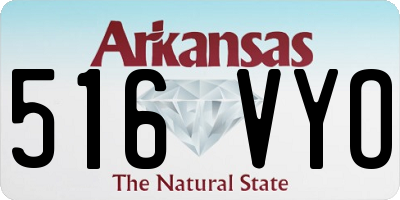 AR license plate 516VYO