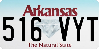 AR license plate 516VYT