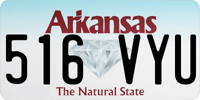 AR license plate 516VYU